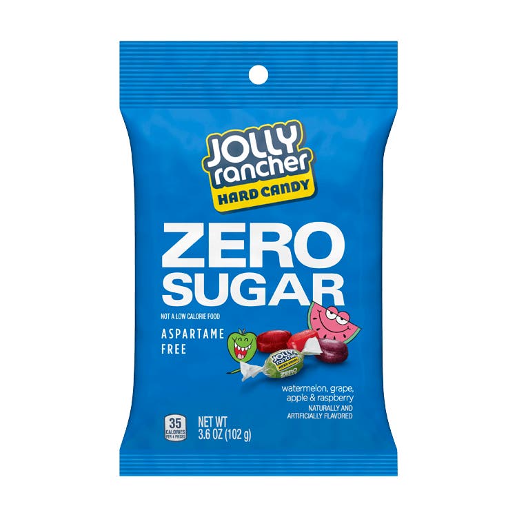 bag of jolly rancher zero sugar original flavors hard candy
