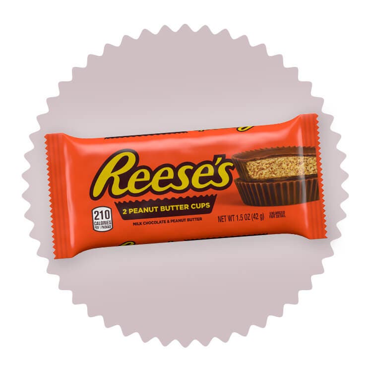 pack of reeses milk chocolate peanut butter cups