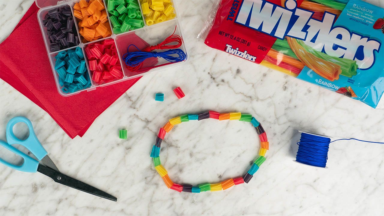 Kids Halloween Scattered Candy Bracelet, Projects