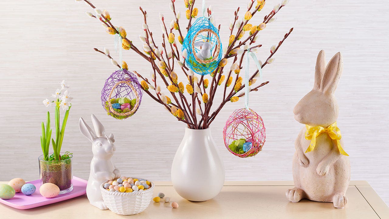 String Easter Eggs Craft | Hersheyland