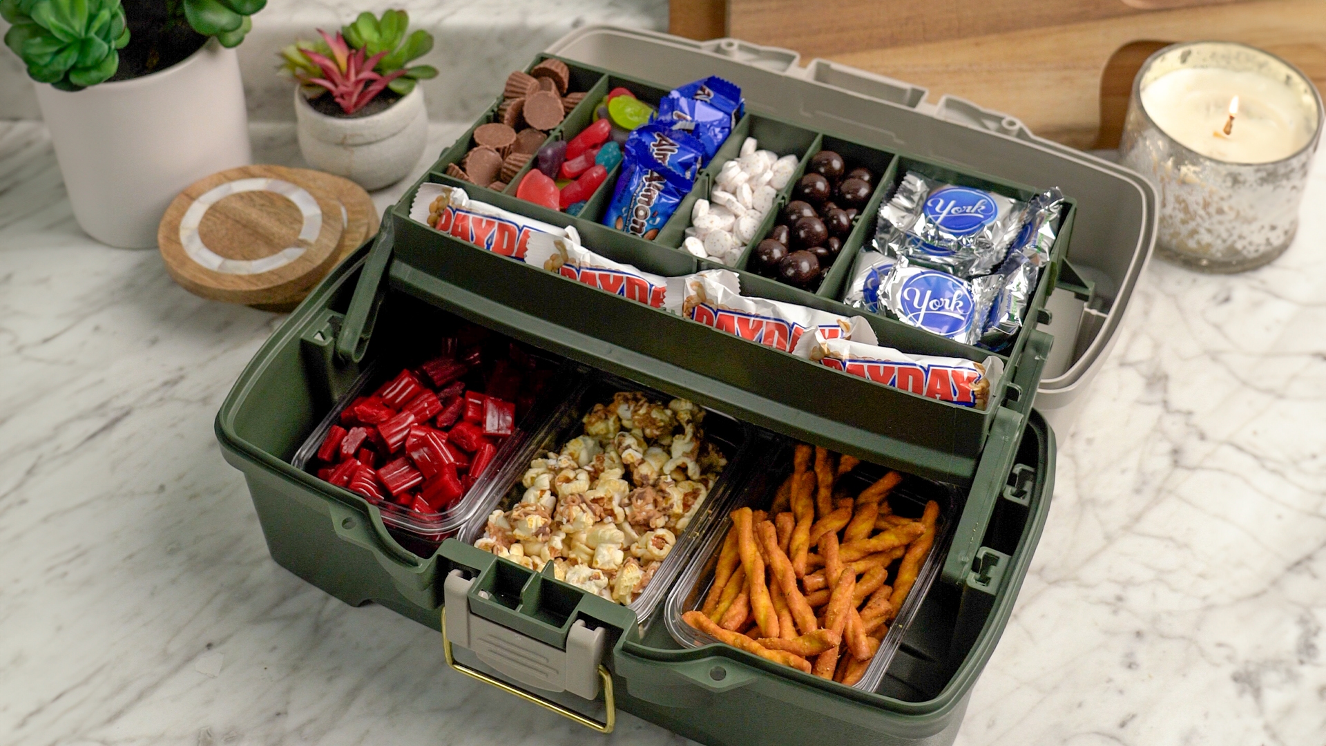 fathers day candy tackle box