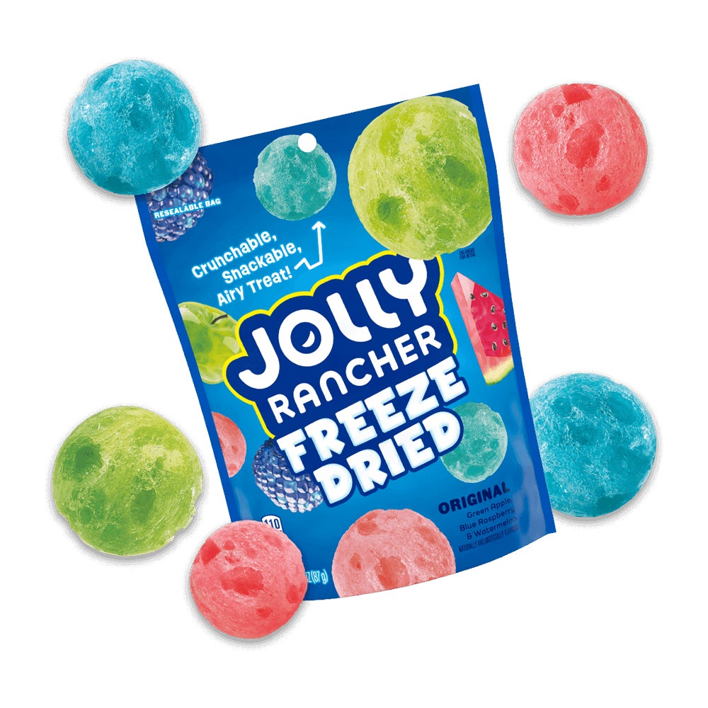 bag of jolly rancher freeze dried original flavors candy