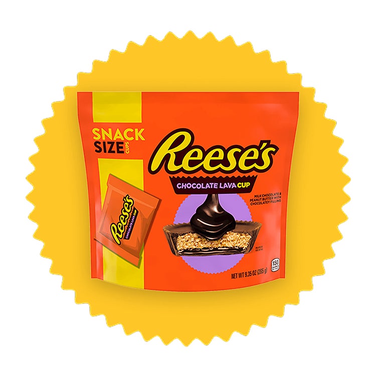 bag of reeses chocolate lava snack size peanut butter cups