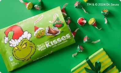 bag of grinch hersheys kisses