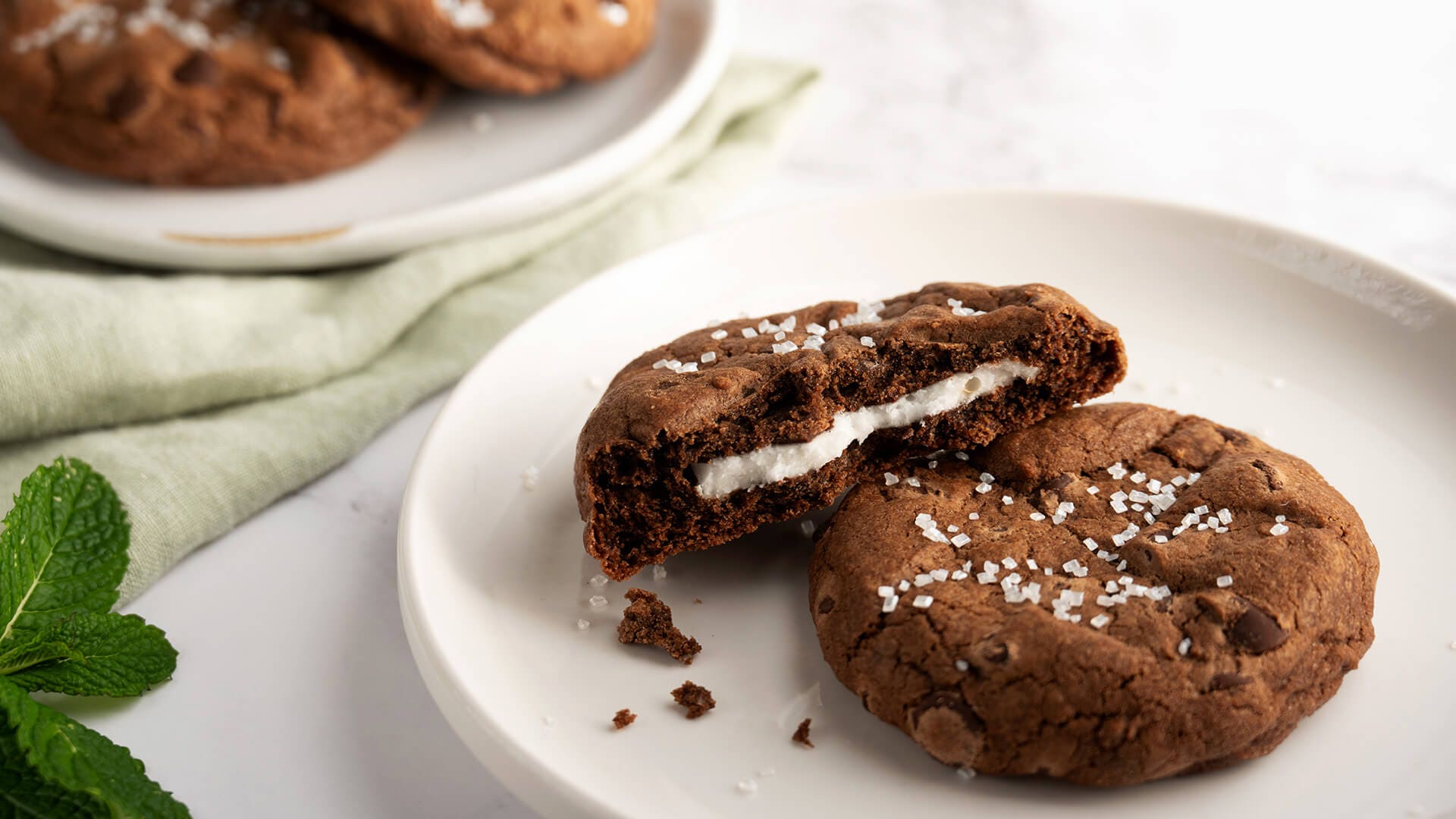 double chocolate peppermint pattie cookies