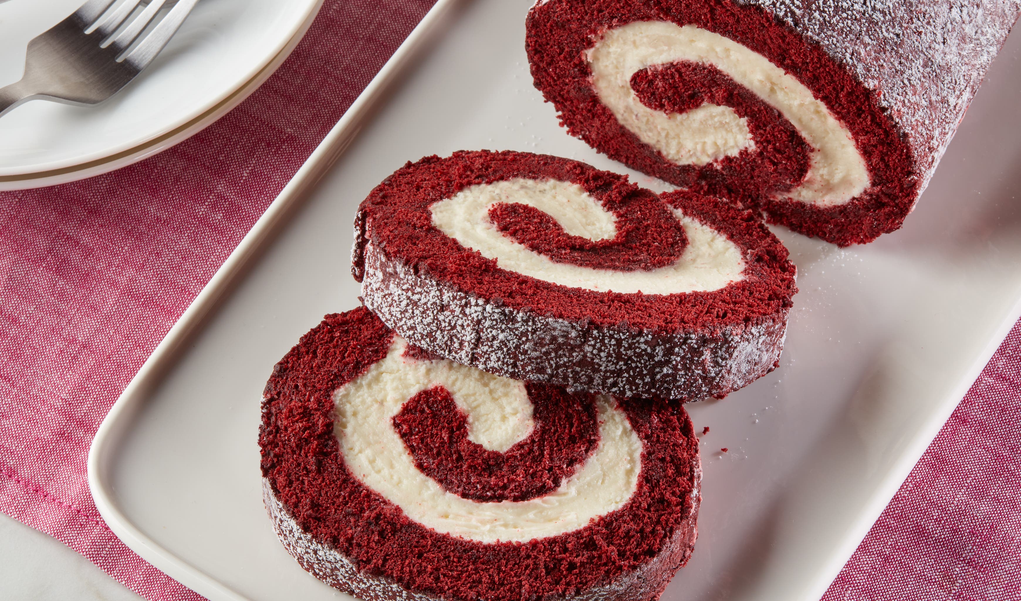 Red Velvet Cake Roll Hersheyland