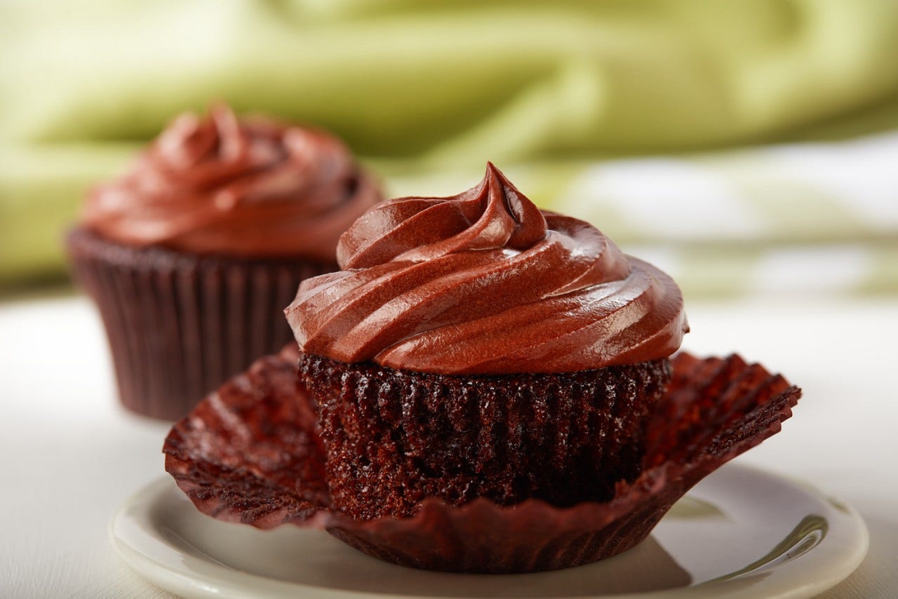 Healthy Chocolate Cupcakes - El Mundo Eats