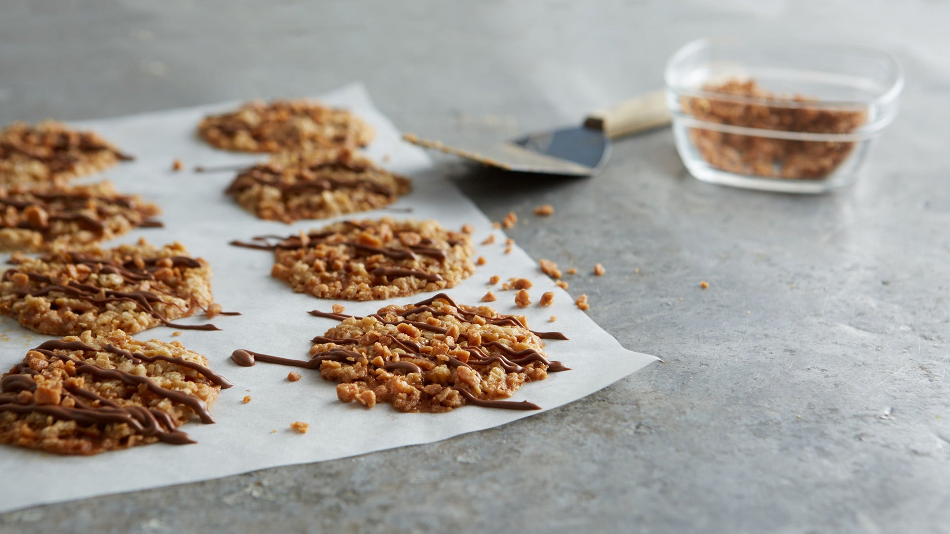 Gluten-Free HEATH BITS O' BRICKLE Toffee Bits Lace Cookies