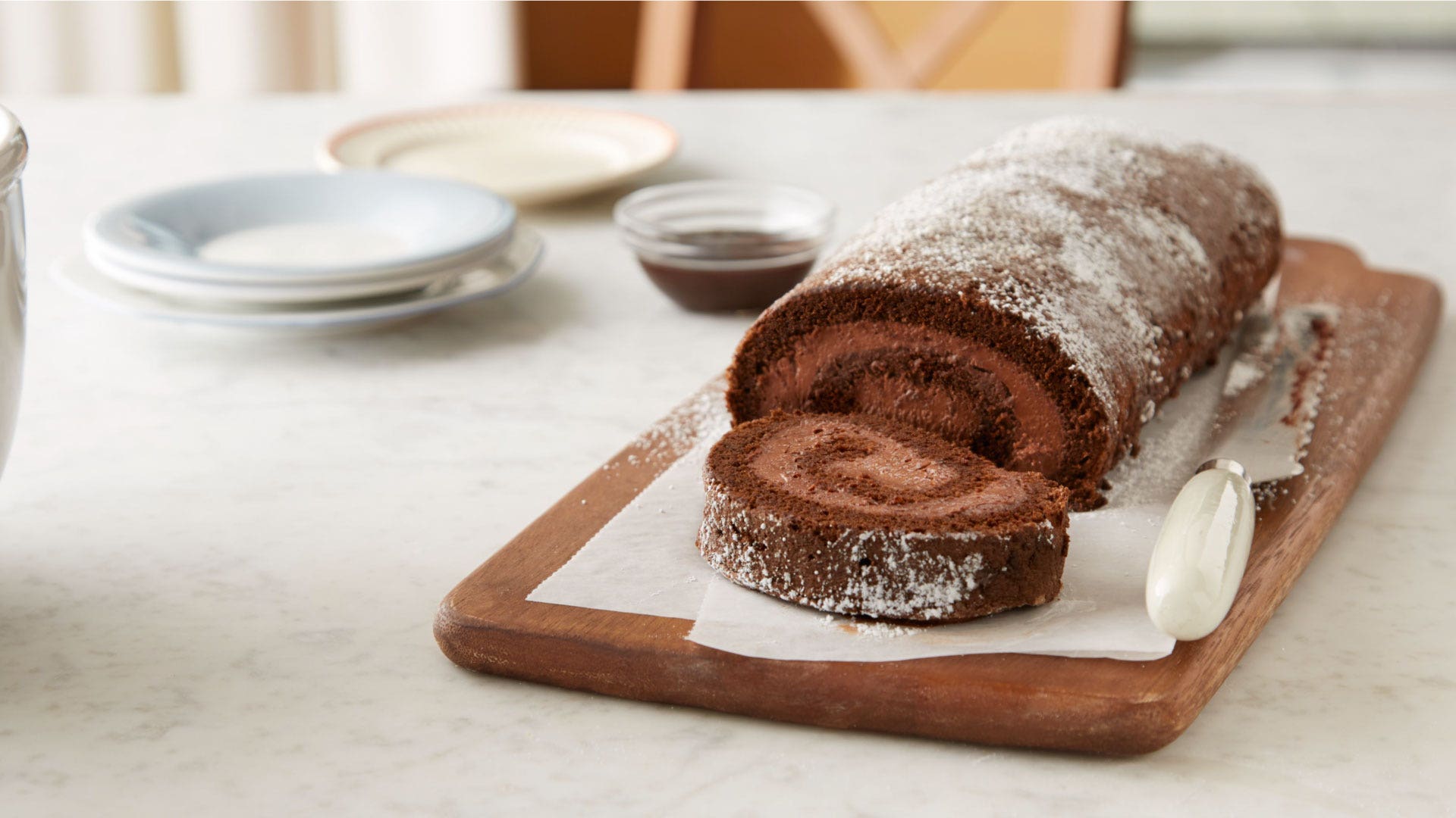 Milka Chocolate Cake Roll - Minas Bakery - Easy to Roll