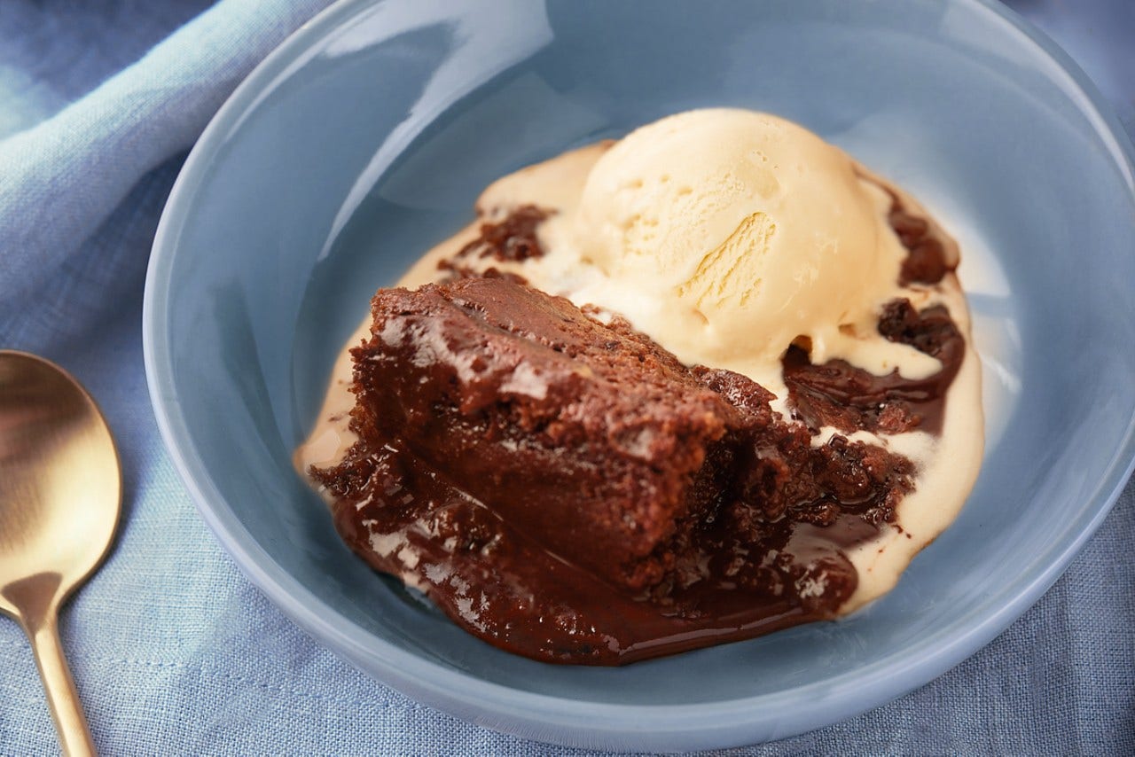 Chocolate Brownie Pudding Cake - Country at Heart Recipes