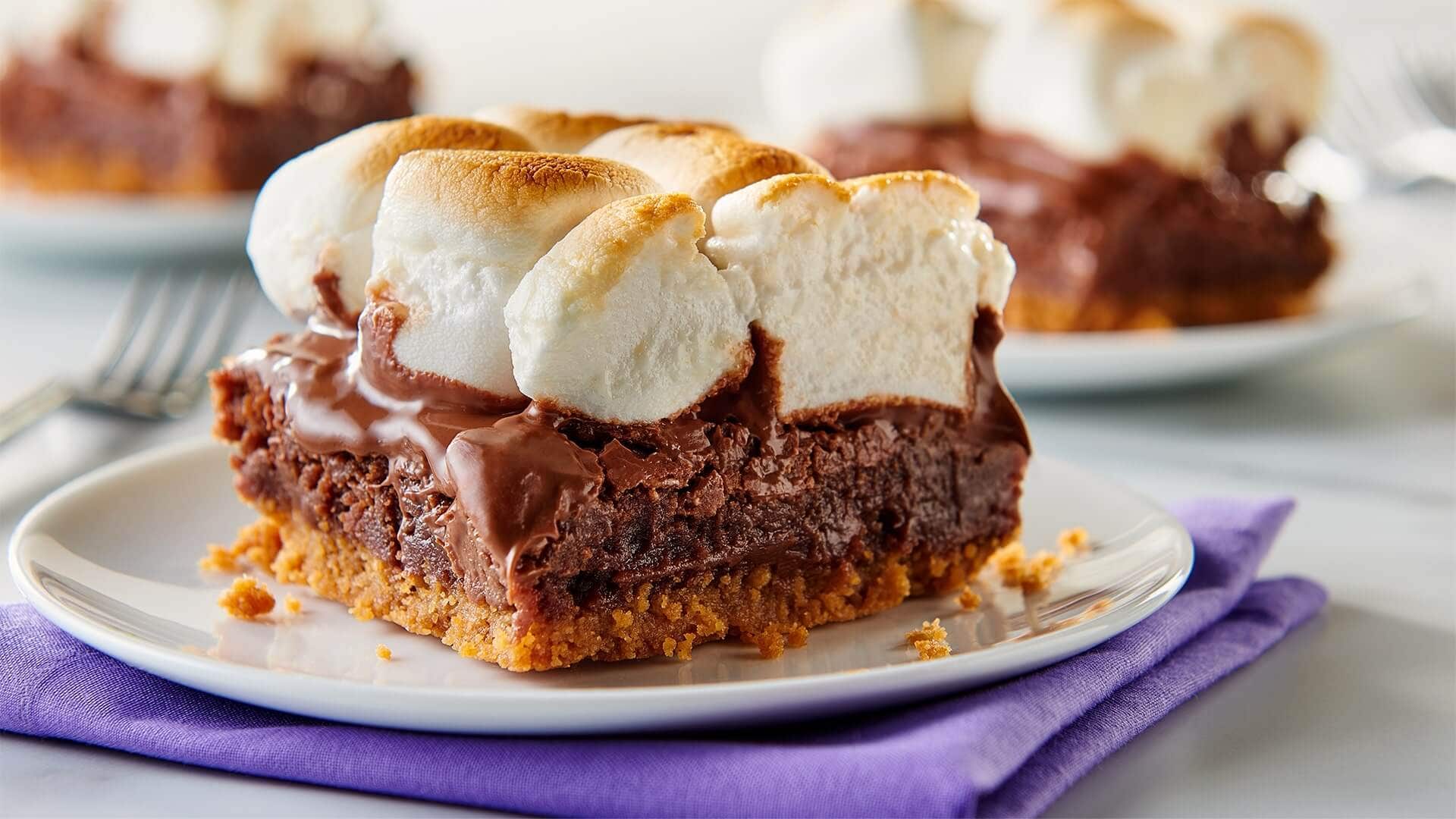 Mark's Gimme S'more Brownies - The Great British Bake Off | The Great  British Bake Off