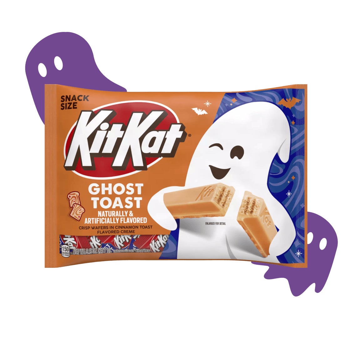 bag of ghost toast kit kat bars