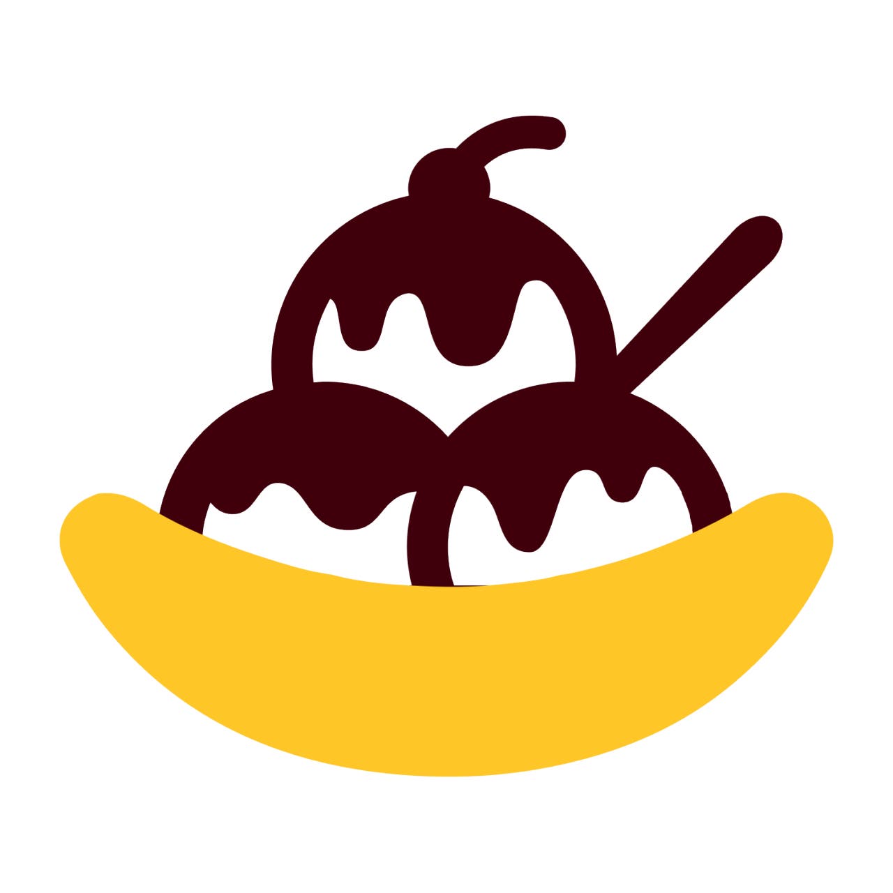 banana split illustration
