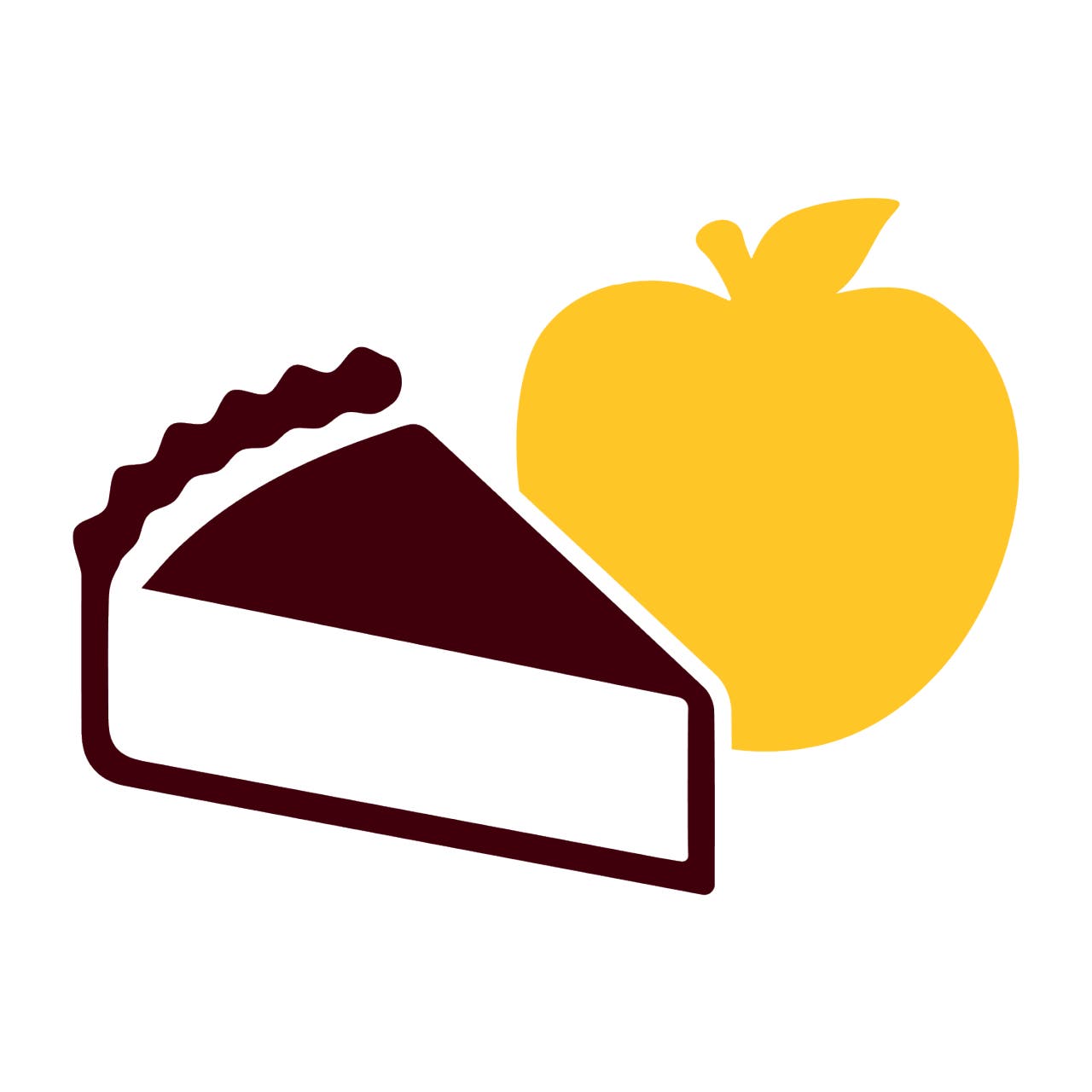 pie and apple illustration